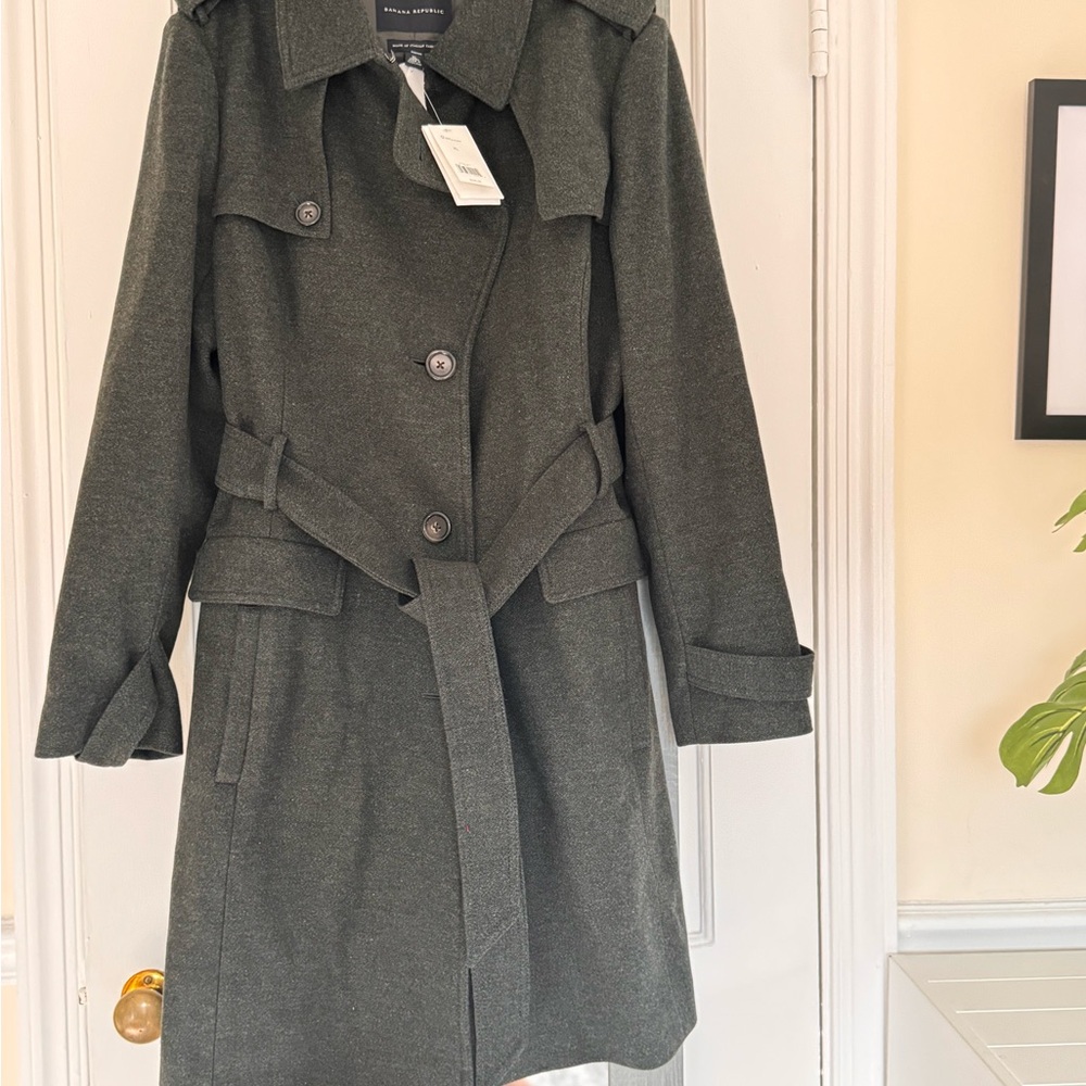 Banana Republic Belted Wool Jacket